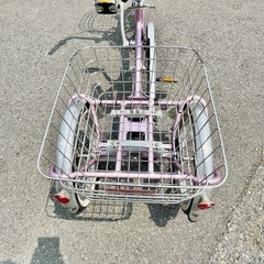 美品❣荷物を運びやすい三輪車、買い物向け自転車 ブリヂストンワゴンの画像