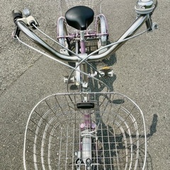 美品❣荷物を運びやすい三輪車、買い物向け自転車 ブリヂストンワゴンの画像