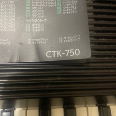 電子キーボード　カシオの画像