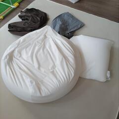 取引中【無印良品】人をダメにするソファ、ビーズソファの画像