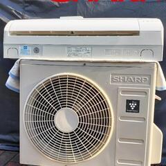 🌀北九州、福岡方面標準取付け費用無料　シャープエアコン 2017年式 2.2kw6畳〜 フィルター予備あり！