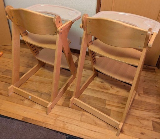 カトージ ハイチェア 椅子 2脚セット 双子
