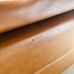 本皮ソファ　2〜3人がけソファーの画像