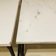 大理石柄 ローテーブル ネストテーブル スチール LOWYA sneftyロウヤの画像