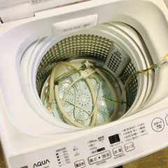 AQUA 全自動洗濯機　2022年製 AQW-V7E9の画像