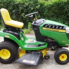 芝刈り機 JOHN DEERE D125 上位機種 250時間 20馬力 刈幅106cm メンテ多数 動作確認済の画像
