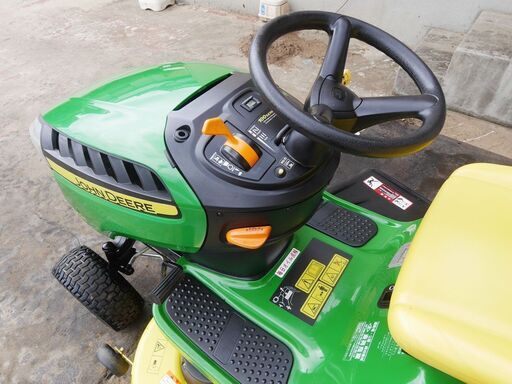 芝刈り機 JOHN DEERE D125 上位機種 250時間 20馬力 刈幅106cm メンテ多数 動作確認済