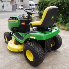 芝刈り機 JOHN DEERE D125 上位機種 250時間 20馬力 刈幅106cm メンテ多数 動作確認済の画像