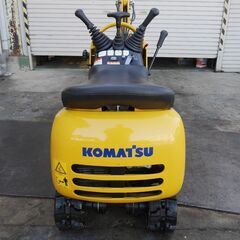 車 コマツ PC01-1A 42時間 軽トラOK 動作確認済 ミニショベル マイクロショベルの画像