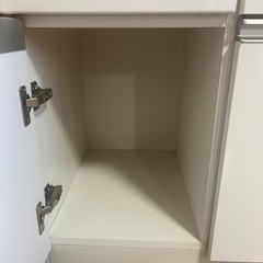 【GO-1030】松田家具 Nクラッチ キッチンボード 食器棚 140 の画像