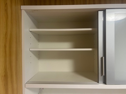 【GO-1030】松田家具 Nクラッチ キッチンボード 食器棚 140 