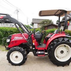 「中古販売」三菱 トラクター GM500 412時間 50馬力 フロントローダー ハイスピード 動作確認済の画像