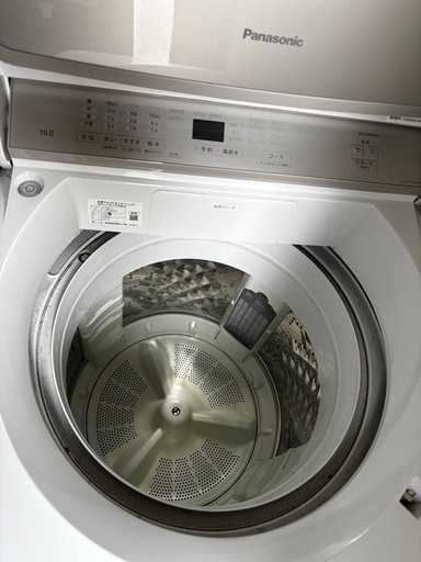 洗濯機/10㎏/10キロ/ファミリーサイズ/Panasonic/パナソニック/NA