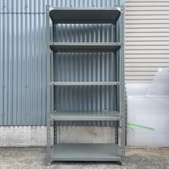 ② スチールラック 棚 シェルフ 鉄製棚 中古品 メタルラック 