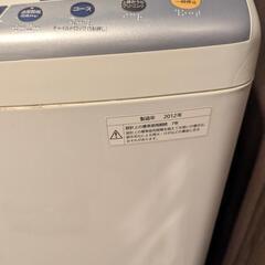 Panasonic 　パナソニック　洗濯機の画像