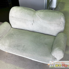 コンパクトソファ 2人掛け グレー  美品