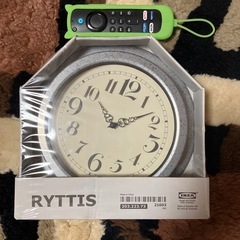 新品★IKEA秒針無し壁掛け時計🕙の画像