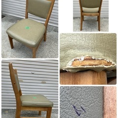 訳あり💦バラ売り⭕️【karimoku】カリモク椅子×4脚🟢の画像