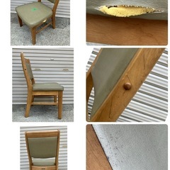 訳あり💦バラ売り⭕️【karimoku】カリモク椅子×4脚🟢の画像