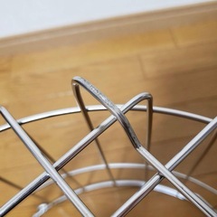 【廃盤品】　無印良品 ステンレス ランドリーバスケットの画像