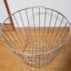 【廃盤品】　無印良品 ステンレス ランドリーバスケットの画像