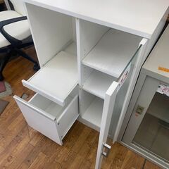 リサイクルショップどりーむ鹿大前店　No2253 食器棚　コンパクト　人気の白　の画像