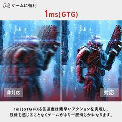 最終値下げゲーミングモニター　白/ホワイトの画像
