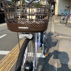 中古ブリヂストン電動アシスト自転車ベルト式　B400 大阪の画像