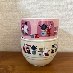ムーミンのボウル　2個　未使用の画像