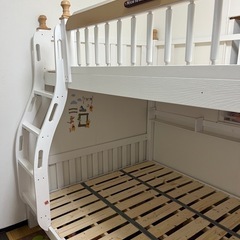 2段ベット ホワイト の画像