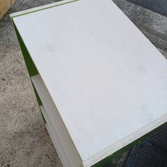 カラーボックス 本棚 木製 緑系 サイズ 横46cm 縦29㎝ 高さ88㎝ の画像