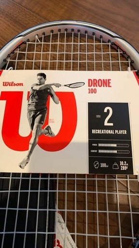 新品タグ付き　ウィルソン　ドローン100 硬式ラケット