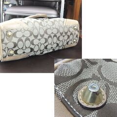 COACH ハンドバッグ シグネチャー F10508 ブラウン系 トート コーチ☆ 札幌市 北区 屯田 の画像