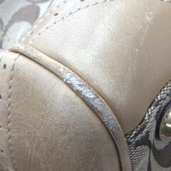 COACH ハンドバッグ シグネチャー F10508 ブラウン系 トート コーチ☆ 札幌市 北区 屯田 の画像