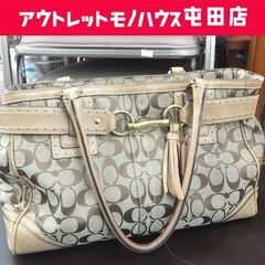 COACH ハンドバッグ シグネチャー F10508 ブラウン系...