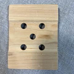 新品未使用★ヒノキの石鹸置き　ソープディッシュの画像