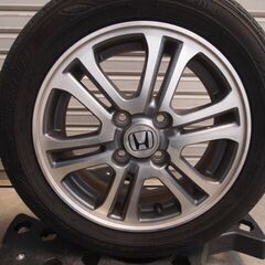 ホンダ☆N-BOX純正☆アルミホイールタイヤ４本セット☆ダンロップEC202の画像