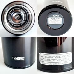 お値下げ3【ほぼ新品】サーモス THERMOS 真空断熱ケータイマグ 水筒 ワンタッチオープン 500ml 0.5L  ミッドナイトブラック JNR-500M-BK の画像
