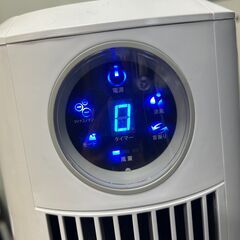 「タワーファン&スリム冷風扇の2つの機能を1台で」　タワー型スリム冷風扇 スリーアップ RF-T1801 2018年製 リモコン無【中古品】の画像