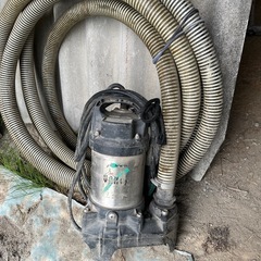 鶴見製作所　ツルミ排水ポンプ　コンデンサ誘導電動機　モーター保護装置内蔵の画像