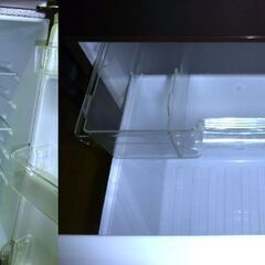 M0028 Panasonic パナソニック 2ドア 冷凍冷蔵庫 168L NR-B17AW ブラウン 2018年製 動作確認済 現状渡しの画像