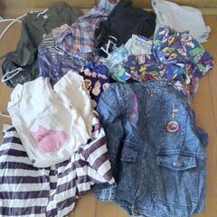 婦人子供服　約20点　ヴィンテージ　古着　　使用　未使用　タグ付き混ぜランダムに　　サイズ季節混ぜの画像
