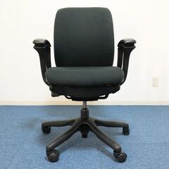 肘付ミドルバックOAチェア テクニオン社（カナダ）Amicus Ⅱミットバックオフィスチェア 360°回転式・ガス圧昇降機能　Made in Canadaの画像