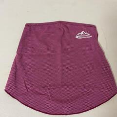 AA277m UV クール フェイスマスク 冷感 ネックカバー メッシュ 夏用 ピンク 耳かけ 吸汗 通気性 の画像