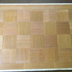 竹製玄関マットの画像