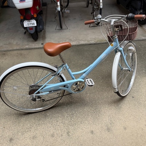 26インチ　自転車　6段式