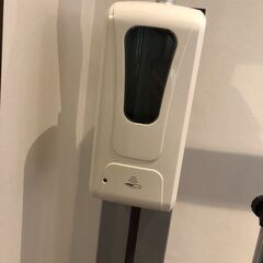 中古] サーモグラフィー & 自動アルコールディスペンサー スタンドセットの画像