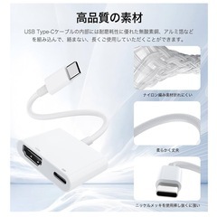 【新品未使用】USB Type-C HDMI変換アダプタの画像