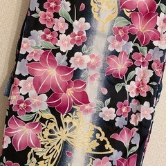 浴衣 姫ギャル y2k 平成　姫系　桜 百合 蝶々の画像