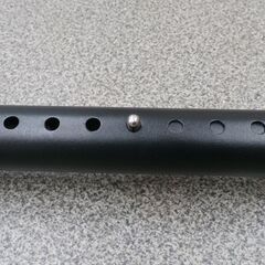 突っ張り棒 アイアン ブラック 長さ230㎝～270㎝ 耐荷重約30~10kg 直径32mm 物干し竿 調節簡単 西岡店の画像